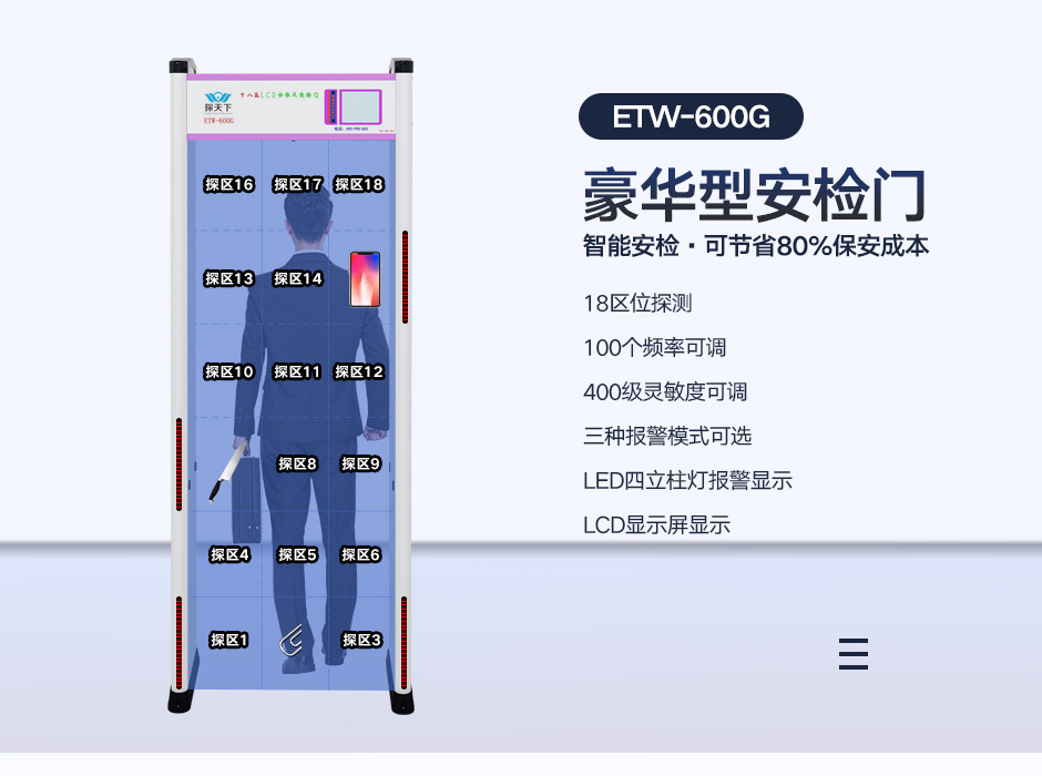 優(yōu)質的高靈敏度安檢門